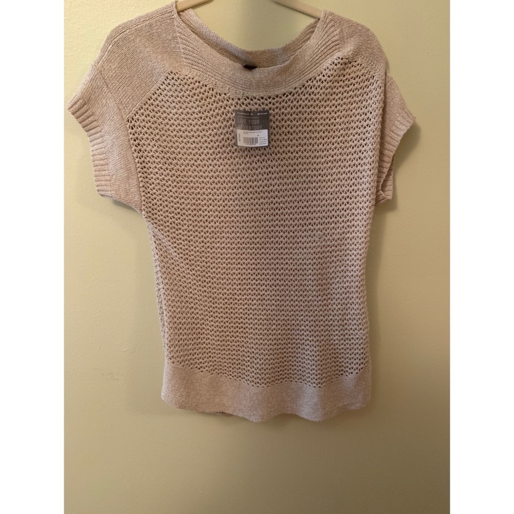 Eddie Bauer loose knit short sleeve sweater NWT